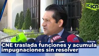 Mario Morazán magistrado TJE denuncia que el CNE no ha resuelto ni una sola impugnación