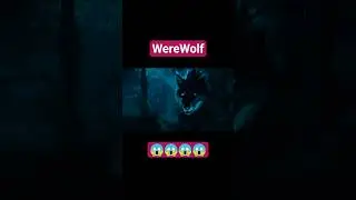 Werewolf caught on cam. 😱🌨⚡