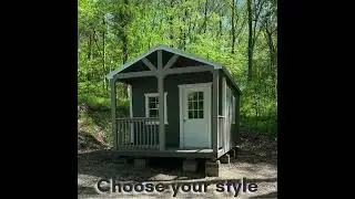 Storage Cube or Beautiful Customized Shed😍 #customsheds #portablebuildings #backyard #storageshed