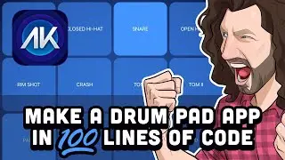 How to Make a Drum Pad App for iOS with AudioKit | 100 Lines of Code