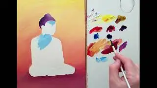Painting A Statue Of Buddha - Step-By-Step Oil Painting For Beginners