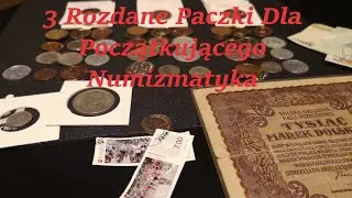 3 Paczki Początkujących Numizmatyk&oacute;w (!czytaj opis!)  #numizmatyk #moneta #kolekcja
