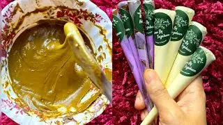 Easy Henna Paste Mixing Tutorial | Beginner-Friendly Method|home made recipe |2025