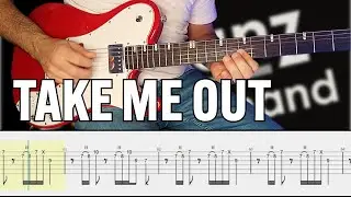 Take me Out Franz Ferdinand Guitar 🎸Tab Cover Lesson Tutorial