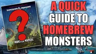 The Fastest Way to Make Homebrew Monsters