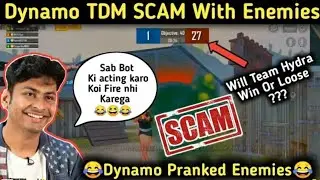 DYNAMO TDM scam with enemy 😂 funny TDM gameplay  must watch😂🔥