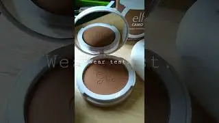 e.l.f. Camo Powder Foundation wear test.