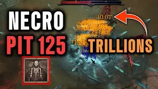 Shattered Spirit Necro PIT 125 CLEAR | Diablo 4, 10 сезон, S-уровень, некромант, финальная сборка...