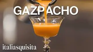 Il Gazpacho del ristorante 3 stelle Michelin spagnolo Cocina Hermanos Torres