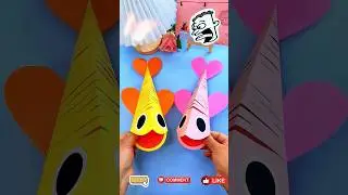&iquest;Es dif&iacute;cil hacer un pez de papel? #diy #diyprojects #origami #craft #handmade #cute #shorts