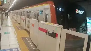 東京メトロ17000系17184編成副都心線直通急行和光市行き日吉駅(MG13)16時46分発車