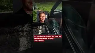 Ilus&atilde;o perigosa: Mulher espera por Brad Pitt em aeroporto do RS para 