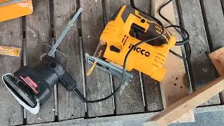 INGCO Electric Jigsaw and BUILDMATE Palm Sander Quick Unboxing Review and Test
