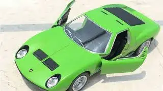 KiNSMART 1971 Lamborghini Miura P400 SV Hard Top Diecast Model