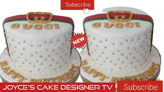Gucci Cake / How to Decorate a Gucci Cake / Simple Design Tutorial.