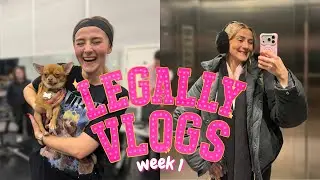 LEGALLY VLOGS💗 first week of rehearsals and meeting Bruiser!!!