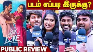 With Love Movie Review 🔥🔥  | With Love FDFS | Abishan Jeevinth, Anaswara Rajan