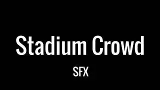 Stadium Crowd Ambience - Sound Effects
