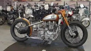 Royal Enfield Bullit Custom Hardtail Bobber 535 cc absolutely stunning