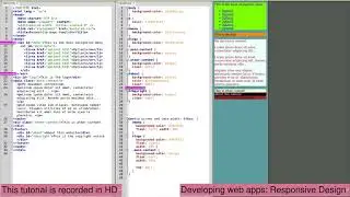 Responsive design tutorial HTML5 CSS3