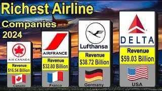 Top 50 Richest Airline Companies 2024 by Revenue