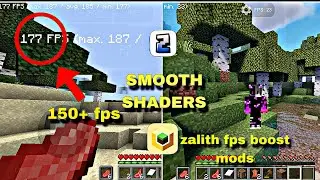 I got 150+ fps in Zalith launcher in low end device🤯 || #zalithfps #zalithlauncher #minecraft 