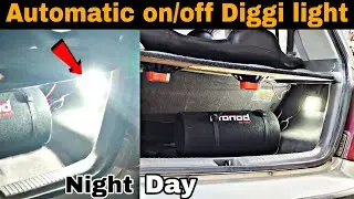 Installing Automatic on/off Diggi Light | How to Install Automatic Car Boot Light | saleem ki gali