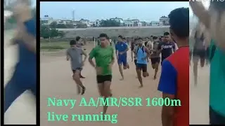 Navy AA/MR/SSR Physical Test  live 1600 metre running video
