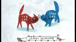 RED CAT BLUE CAT | English Book Reading | Kids Bedtime Story |