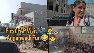First FAP Visit in MBBS 3rd year 🩺 | Anganwadi Visit |..#mbbsvlog #minivlog #mbbs #fapvisit