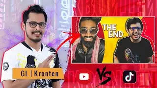 YOUTUBE VS TIK TOK: THE END | Kronten  PUBG Pro Player Reaction Video | Kronten Calling Carryminati