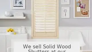 solid wood shutters for mdf price