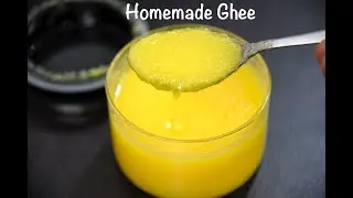 How to make Ghee at home | Homemade Butter and Ghee Recipe | how to make butter and ghee from cream