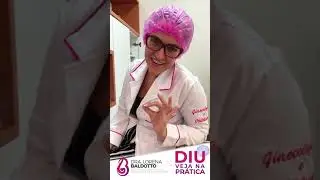 Colocação de DIU sem dor, no consultório, demonstração na prática!