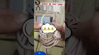 Wire test in series test lamp