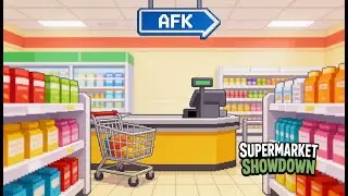 💤💰 How to Earn Coins in AFK Mode | Supermarket Showdown Tutorial