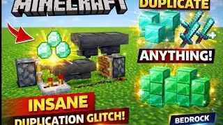 This Minecraft Bedrock Glitch Duplicates ANY Item! 😳 (Easy Method)