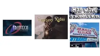 Fantasy Rider - Mad Wave Motion Theater - Triotech - Mardi Gras Fun Center Daytona Beach 🎢 