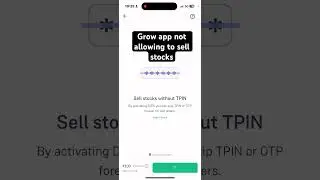 #Growapp tpin issue #stockmarket #sharemarket