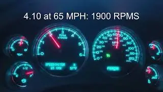 Silverado 3.42 to 4.10 gears