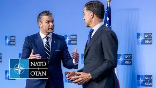 NATO Secretary General with 🇺🇸 US Secretary of Defense Pete Hegseth, 05 JUN 2025