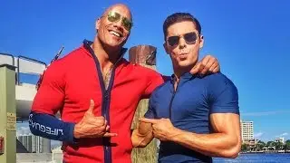 First Look at Zac Efron & The Rock in Baywatch