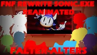 Fandom react to FNF: Rewrite Sonic EXE