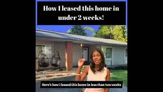How I Leased This Home in Under 2 Weeks | Tenant Placement Maryland