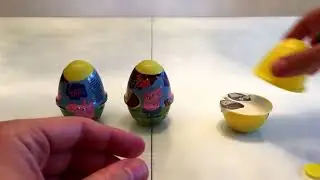 PEPPA PIG Surprise Eggs Opening! - HappySnappyTime