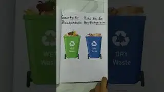 biodegradable and  nonbiodegradable waste project 👆👆