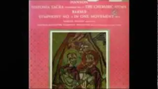 Hanson conducts Hanson - The Cherubic Hymn, Op. 37