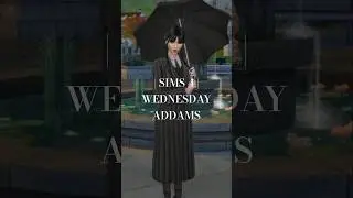 SIMS 4 | WEDNESDAY ADDAMS #sims4 #wednesday #addamsfamily #sims4createasim