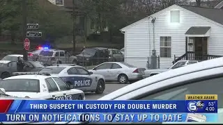 Third suspect in custody for double murder