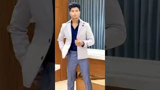 Korean Jacket Grey Vibes ✨| Casual Wear | MAYUR Designer #youtubeshorts #mensfashion #shorts